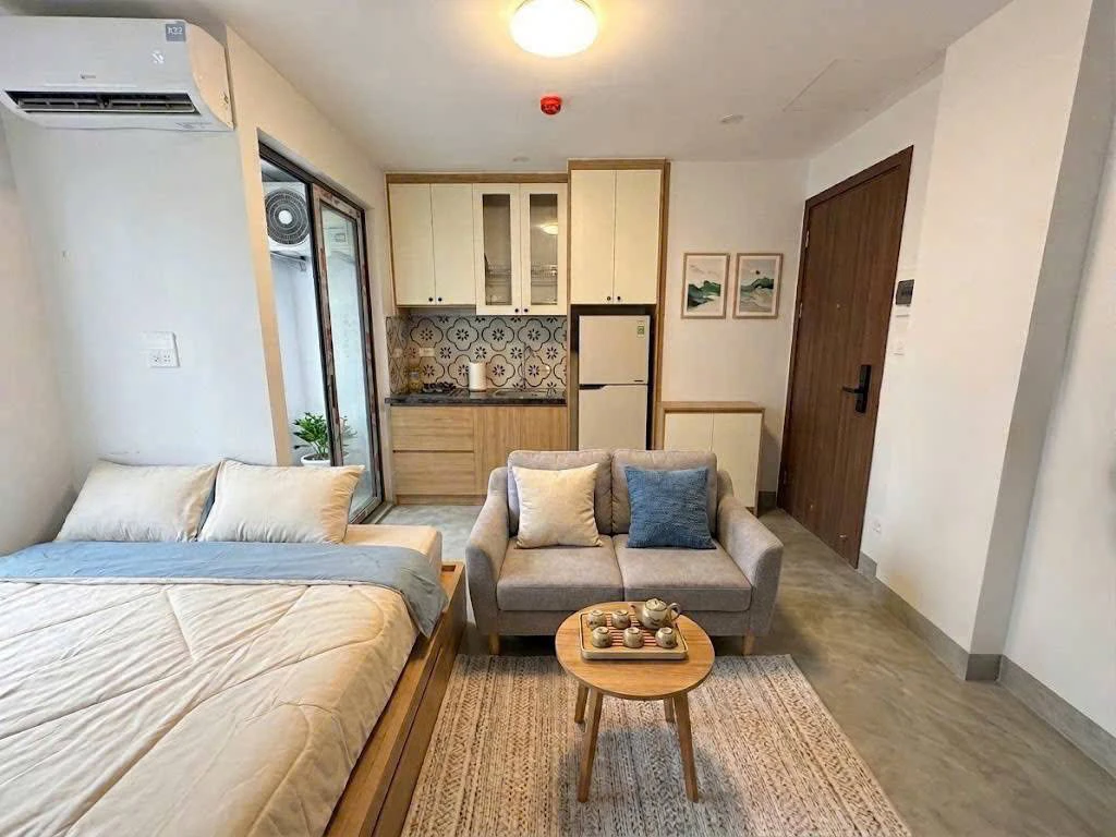 CHO THUÊ CĂN HỘ STUDIO HỒ TÙNG MẬU, MAI DỊCH, CẦU GIẤY, PHÒNG MỚI FULL NỘI THẤT, OTO ĐỖ CỬA — ảnh 4