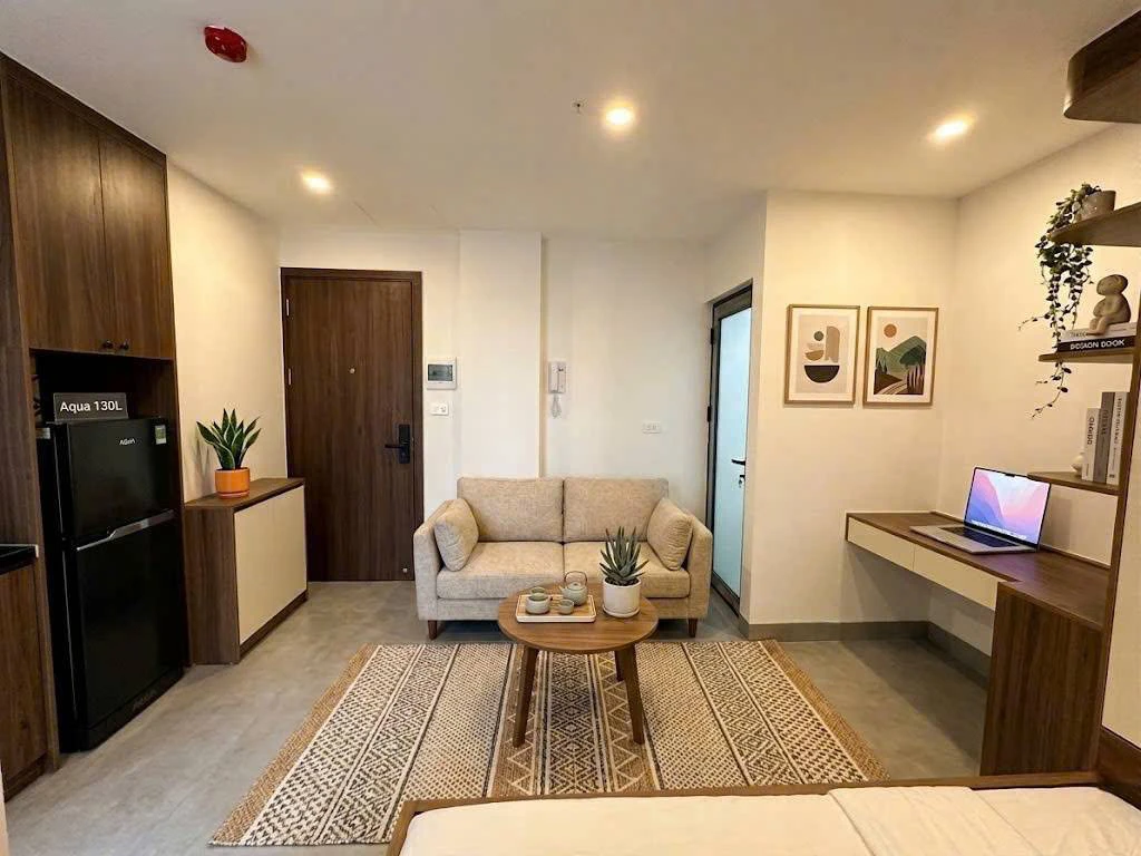 CHO THUÊ CĂN HỘ STUDIO HỒ TÙNG MẬU, MAI DỊCH, CẦU GIẤY, PHÒNG MỚI FULL NỘI THẤT, OTO ĐỖ CỬA — ảnh 5