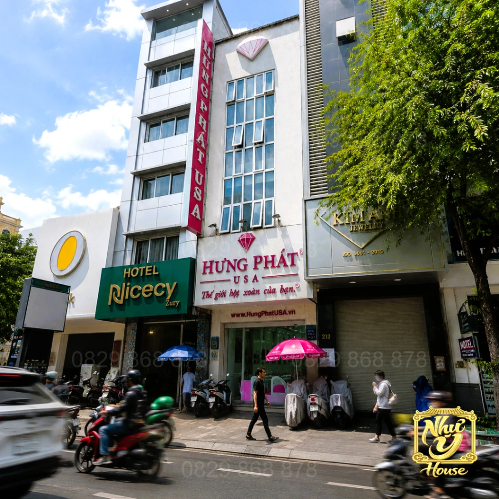 Cho thuê nhà 214 Lê Thánh Tôn Quận 1, nguyên căn, thang máy, gần chợ Bến Thành — ảnh 1