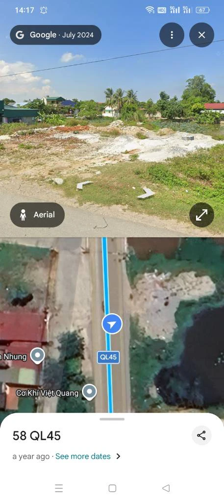CHO THUÊ ĐẤT MẶT TIỀN QUỐC LỘ 45 YÊN ĐỊNH, THANH HÓA, TIỆN KINH DOANH BUÔN BÁN — ảnh 1