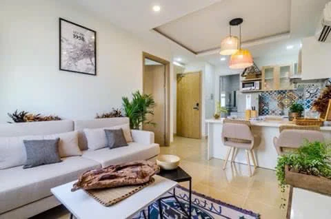 CĂN HỘ 1 PHÒNG NGỦ TRƯỜNG SA PHÚ NHUẬN, CỬA SỔ QUANH PHÒNG, VIEW SÔNG — ảnh 3
