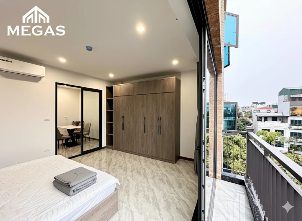 Cho thuê căn hộ Võ Chí Công, Tây Hồ, 1n1k mà 7tr5, ô tô đỗ cửa, mới tinh — ảnh 4
