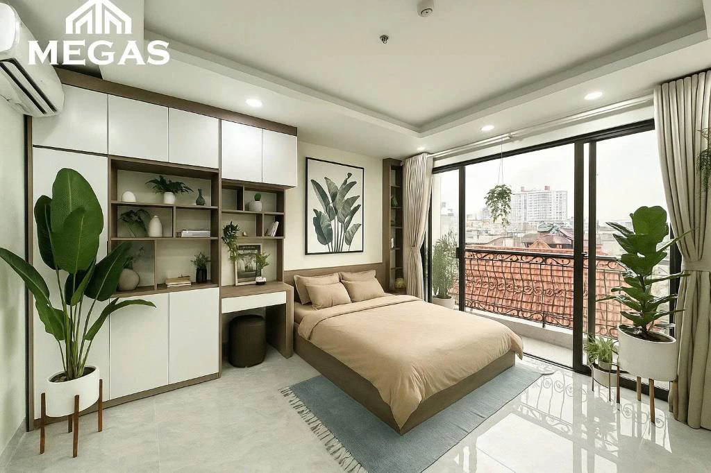 Cho thuê Studio Xuân La, Tây Hồ, chỉ 5tr5 ban công siêu rộng, đủ nội thất — ảnh 1