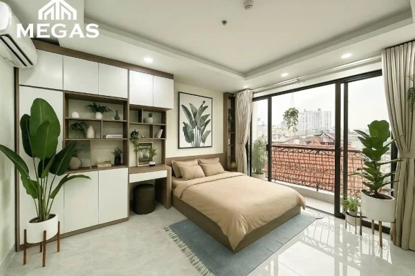 Cho thuê Studio Xuân La, Tây Hồ, chỉ 5tr5 ban công siêu rộng, đủ nội thất