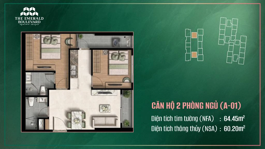 Bán căn hộ The Emerald Boulevard, căn hộ hạng sang chuẩn sống xanh, mặt tiền đại lộ Bình Dương — ảnh 3