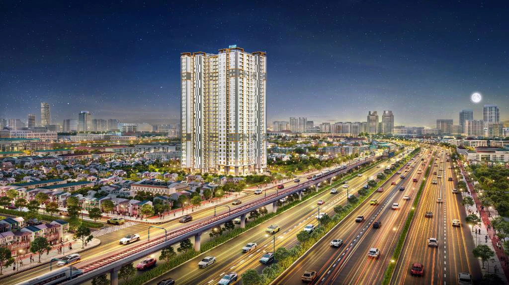 Bán căn hộ Diamond Boulevard, mặt tiền QL13, bàn giao full nội thất, thanh toán 10%ký HĐMB — ảnh 1