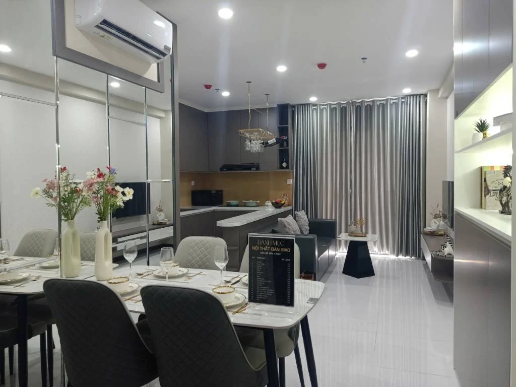 Bán căn hộ mặt tiền Quốc Lộ 13, Thuận An Bình Dương gần siêu thị Aeon, full nội thất mới — ảnh 1