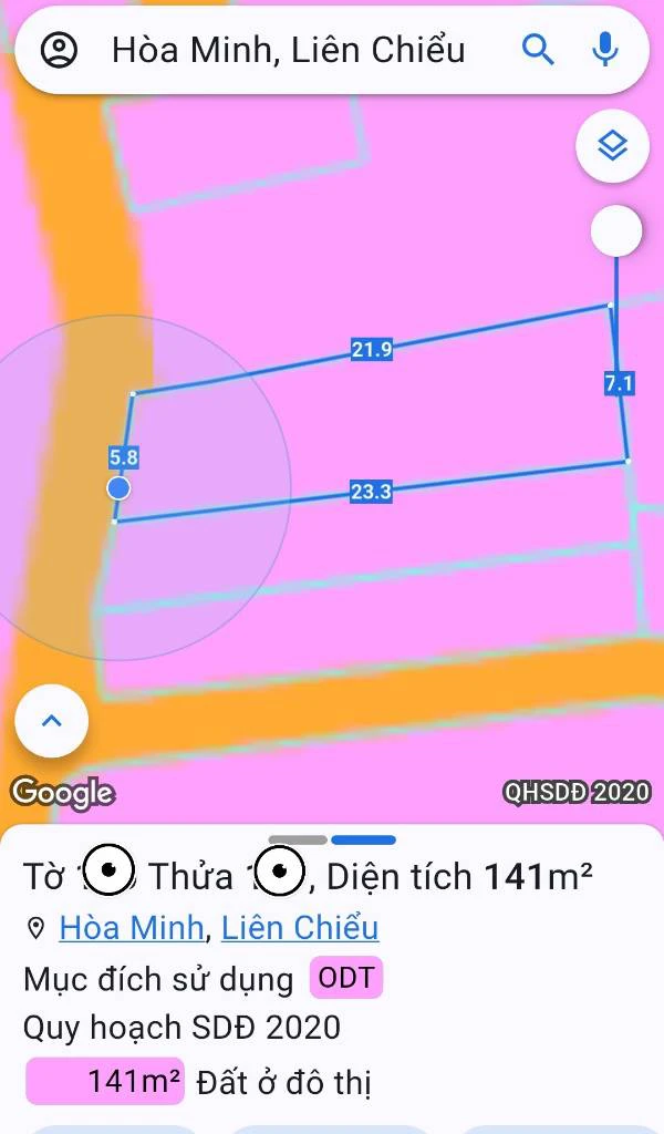 Bán đất Tô Hiệu, Hòa Minh, DT 141m2 nở hậu, kiệt ô tô 4m, giá chỉ 5.2 tỷ — ảnh 3