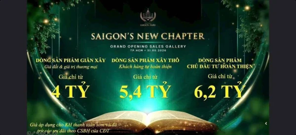 MỞ BÁN NHÀ PHỐ VINHOMES SAIGON'S NEW CHAPTER, ĐẠI ĐÔ THỊ MỚI PHÍA TÂY TPHCM, CƠ HỘI ĐÓN ĐẦU HẠ TẦNG