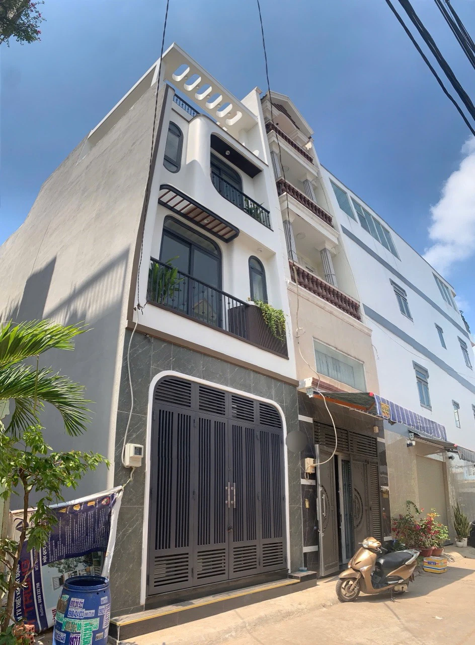 NHÀ MỚI 4 TẦNG – HẺM 6M THÔNG RA KÊNH THAM LƯƠNG –! • Diện tích: 4 × 14m (TDT: 53.6m²) — ảnh 1