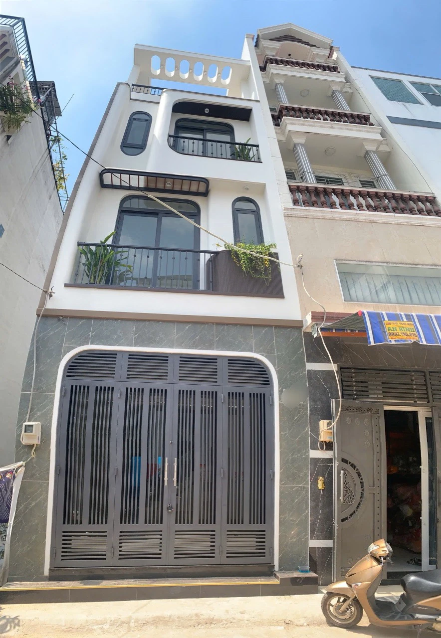NHÀ MỚI 4 TẦNG – HẺM 6M THÔNG RA KÊNH THAM LƯƠNG –! • Diện tích: 4 × 14m (TDT: 53.6m²) — ảnh 3