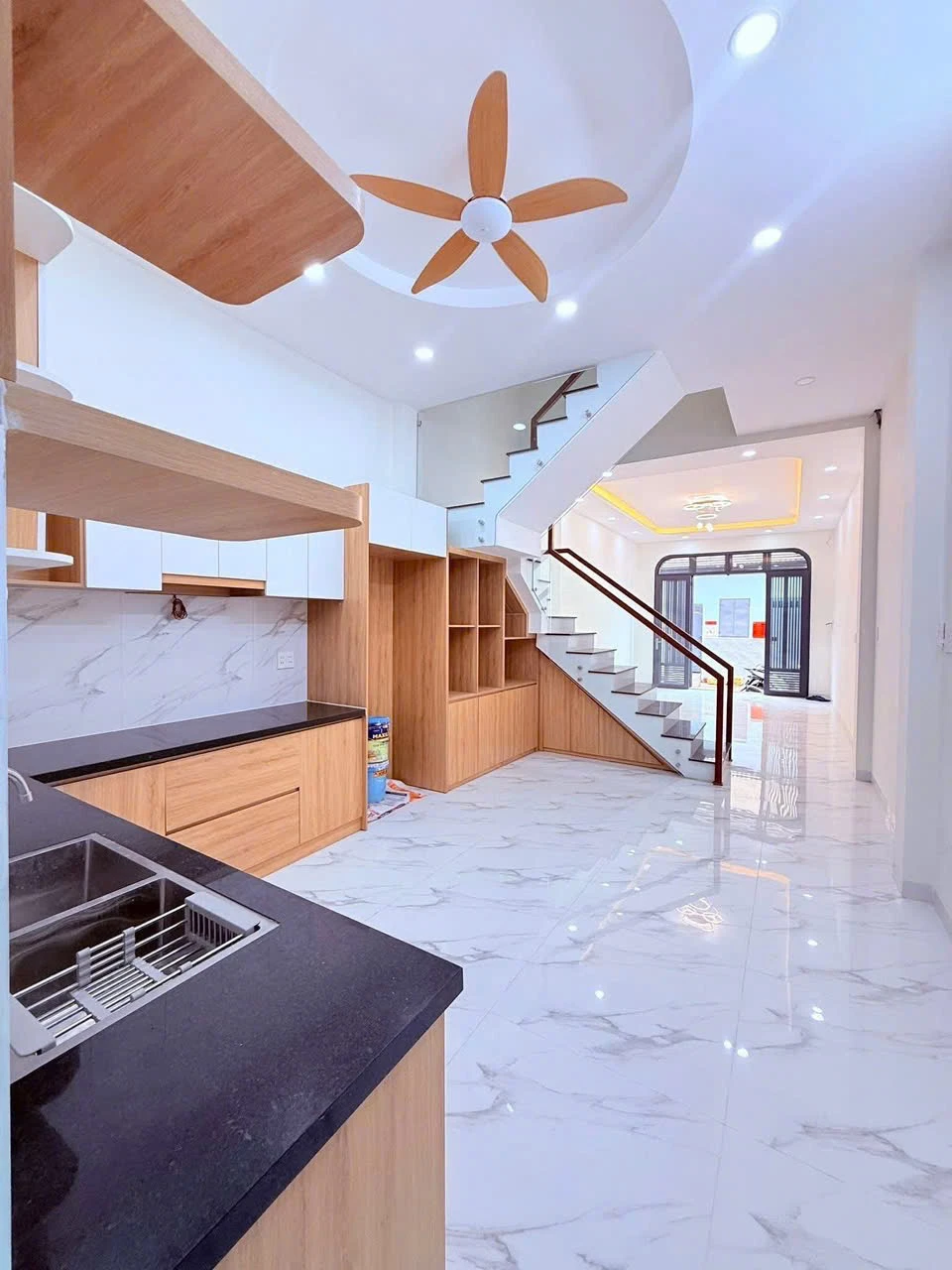 NHÀ MỚI 4 TẦNG – HẺM 6M THÔNG RA KÊNH THAM LƯƠNG –! • Diện tích: 4 × 14m (TDT: 53.6m²) — ảnh 8