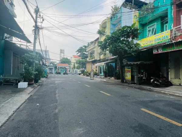 MẶT TIỀN LÊ VĨNH HÒA KHU HỌ LÊ(7.9X21M) CẶP HIẾM, ĐƯỜNG RỘNG 16M CÓ VỈA HÈ