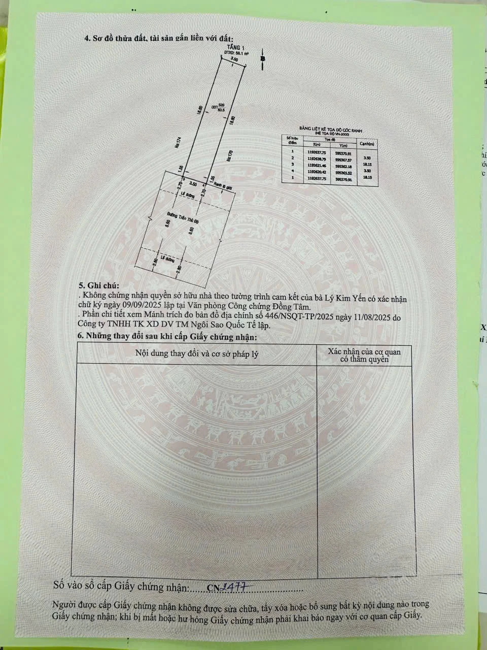 MT TRẦN THỦ ĐỘ TÂN PHÚ – 3.5×21M – 2 TẦNG – ĐƯỜNG 14M — ảnh 5