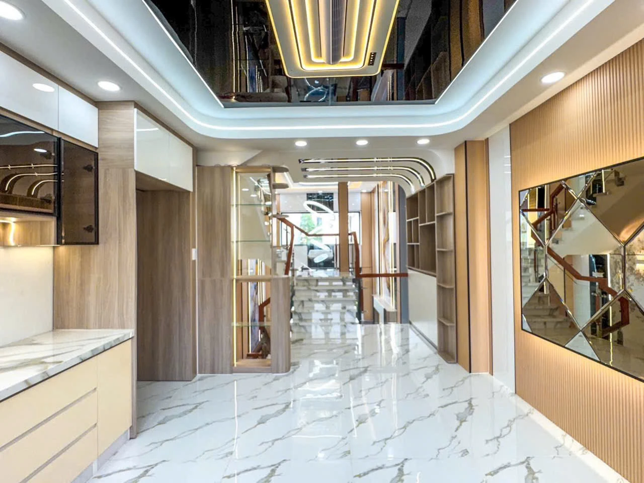 NHÀ ĐẸP Full nội thất - GÒ XOÀI hẻm 8m thông – 4×16M – LỬNG 3 LẦU ST — ảnh 8