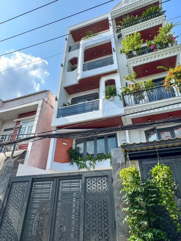 NHÀ ĐẸP Full nội thất - GÒ XOÀI hẻm 8m thông – 4×16M – LỬNG 3 LẦU ST