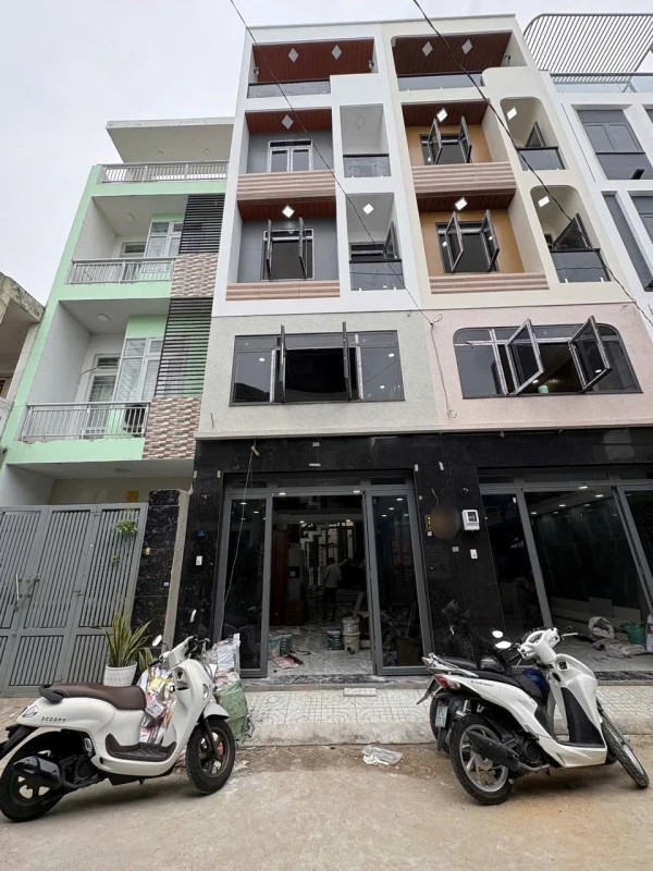 NHÀ MỚI 5 TẦNG FULL NỘI THẤT – HẺM 7M THÔNG HƯƠNG LỘ 2 –