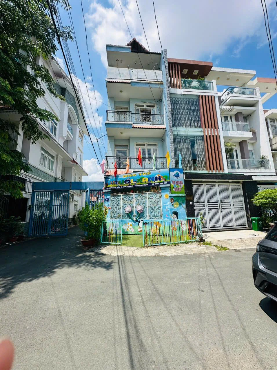 bán nhà hẻm nhựa 8m Gò Dầu(4.5x17m 3 lầu st) đối diện công viên — ảnh 1
