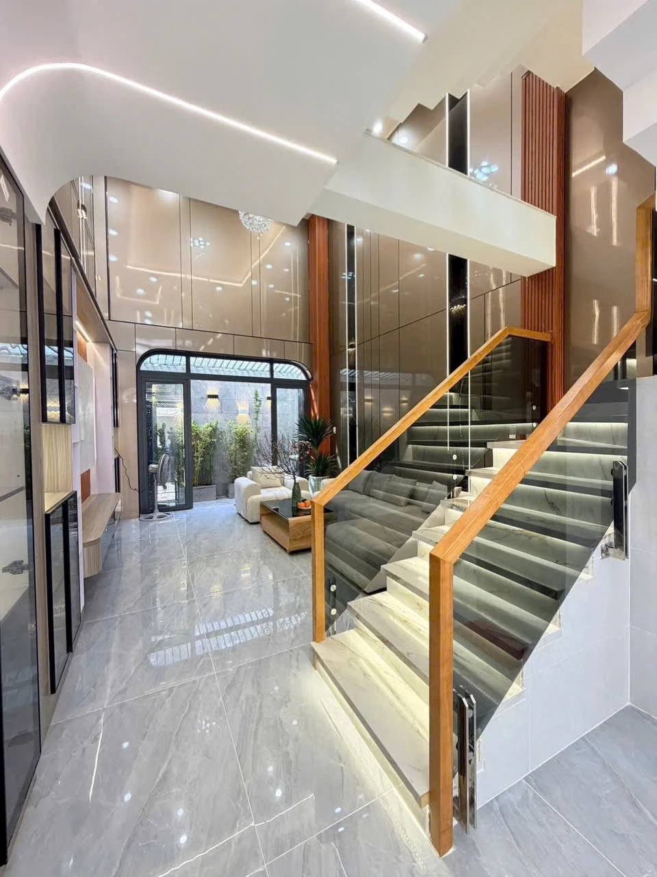 NHÀ ĐÚC 4.5 TẤM HẺM 7M THÔNG CHỢ GÒ XOÀI –! • Diện tích: 4.12 × 16.44m (TDT: 67.5m²) — ảnh 4