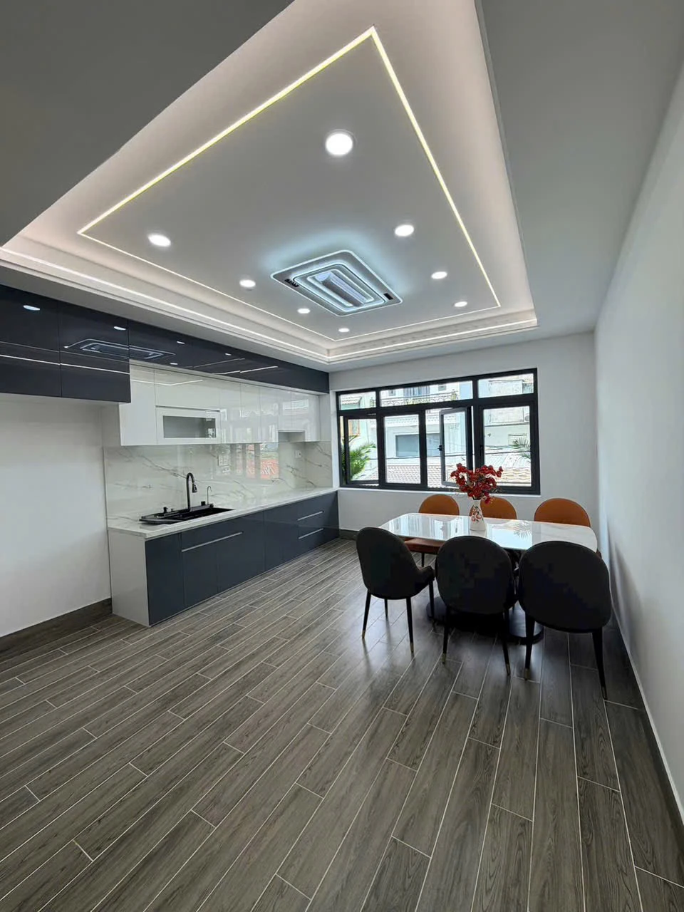 NHÀ ĐÚC 4.5 TẤM HẺM 7M THÔNG CHỢ GÒ XOÀI –! • Diện tích: 4.12 × 16.44m (TDT: 67.5m²) — ảnh 5