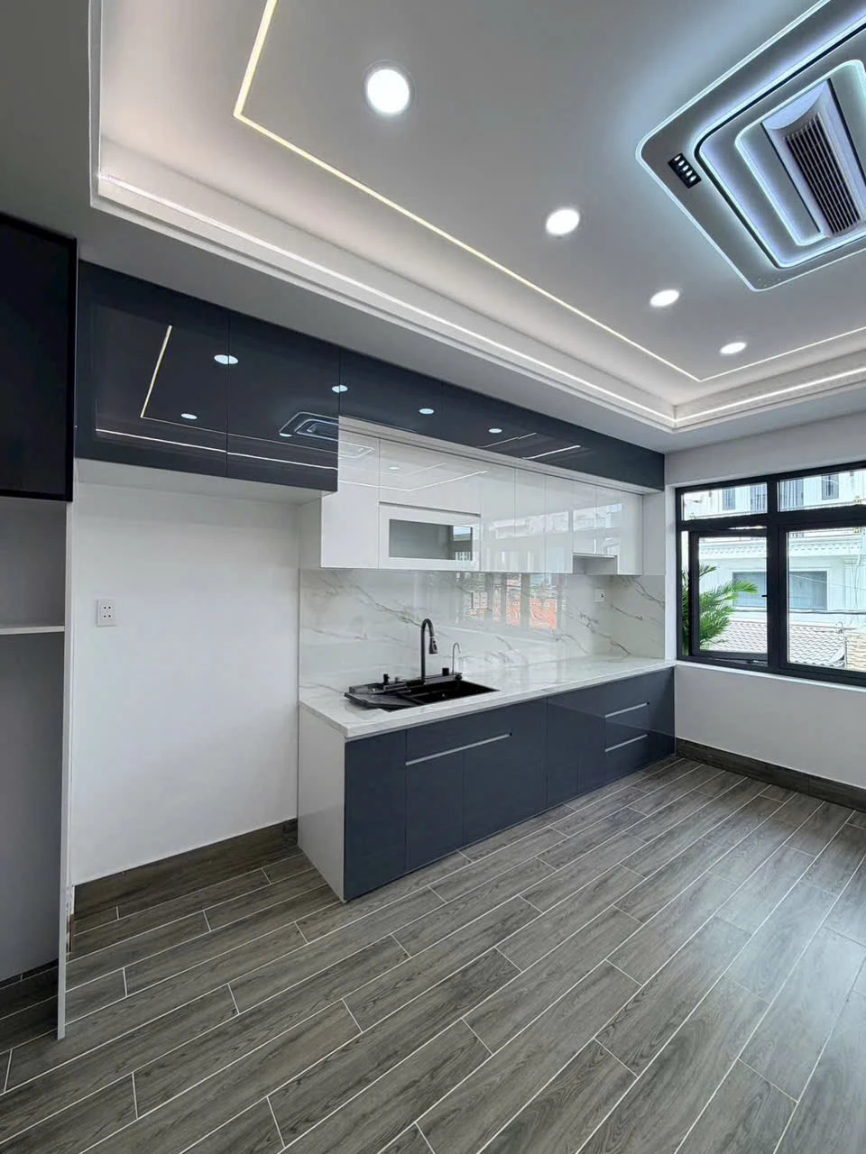NHÀ ĐÚC 4.5 TẤM HẺM 7M THÔNG CHỢ GÒ XOÀI –! • Diện tích: 4.12 × 16.44m (TDT: 67.5m²) — ảnh 6