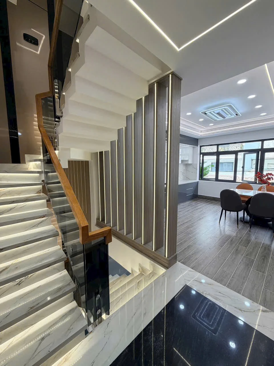 NHÀ ĐÚC 4.5 TẤM HẺM 7M THÔNG CHỢ GÒ XOÀI –! • Diện tích: 4.12 × 16.44m (TDT: 67.5m²) — ảnh 9