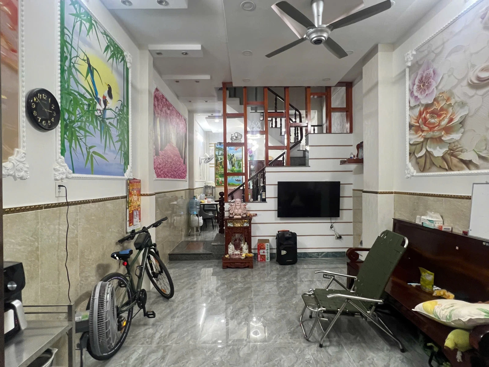 NHÀ 2 LẦU ST – HẺM Ô TÔ THÔNG MIẾU GÒ XOÀI, BHHA –! • Diện tích: 4 × 13m — ảnh 1