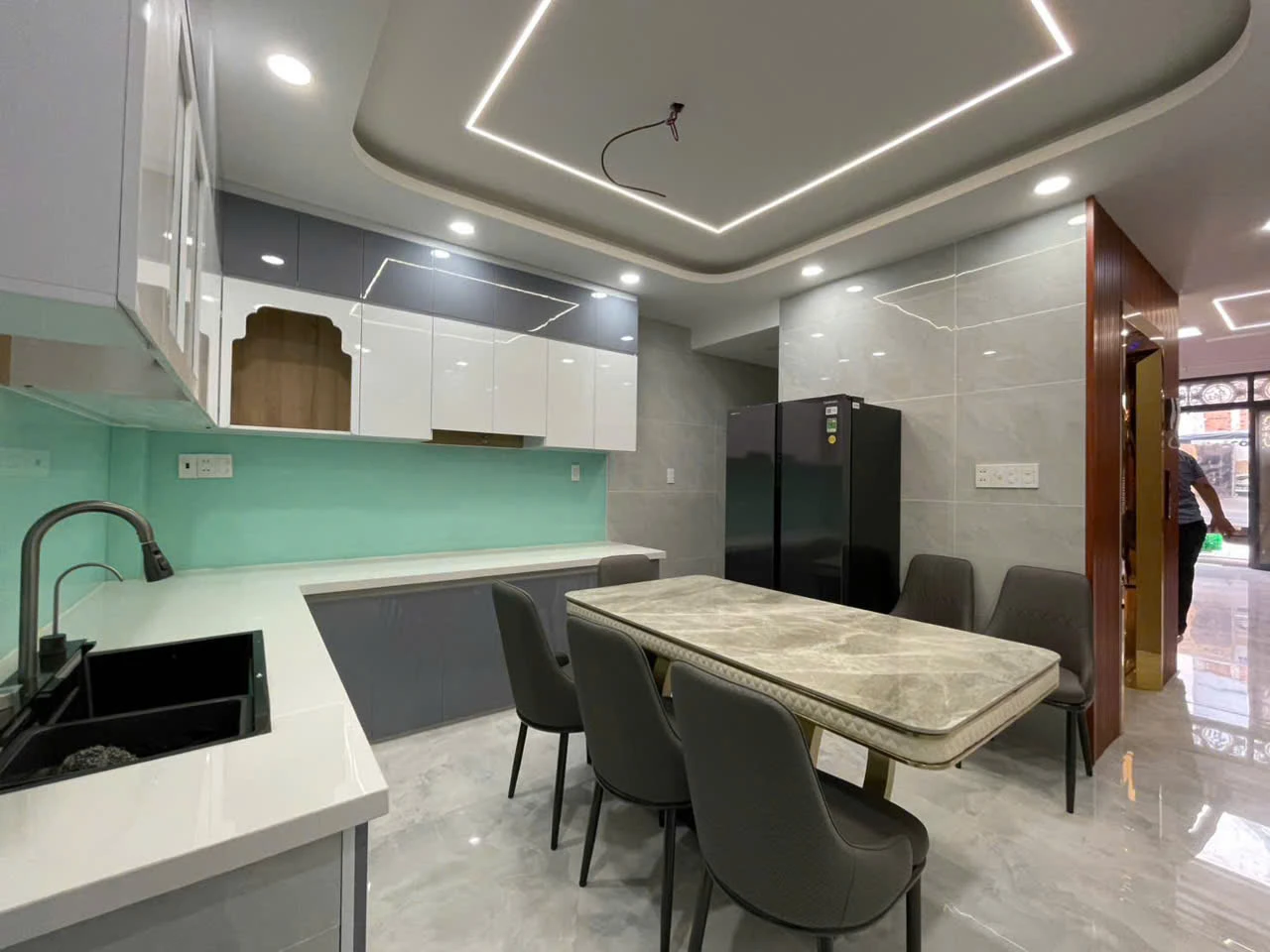 BÁN NHÀ 4,5 TẤM KHU ĐỒNG BỘ ĐƯỜNG GÒ XOÀI – NHÀ MỚI CÓ THANG MÁY - 4X15M — ảnh 3