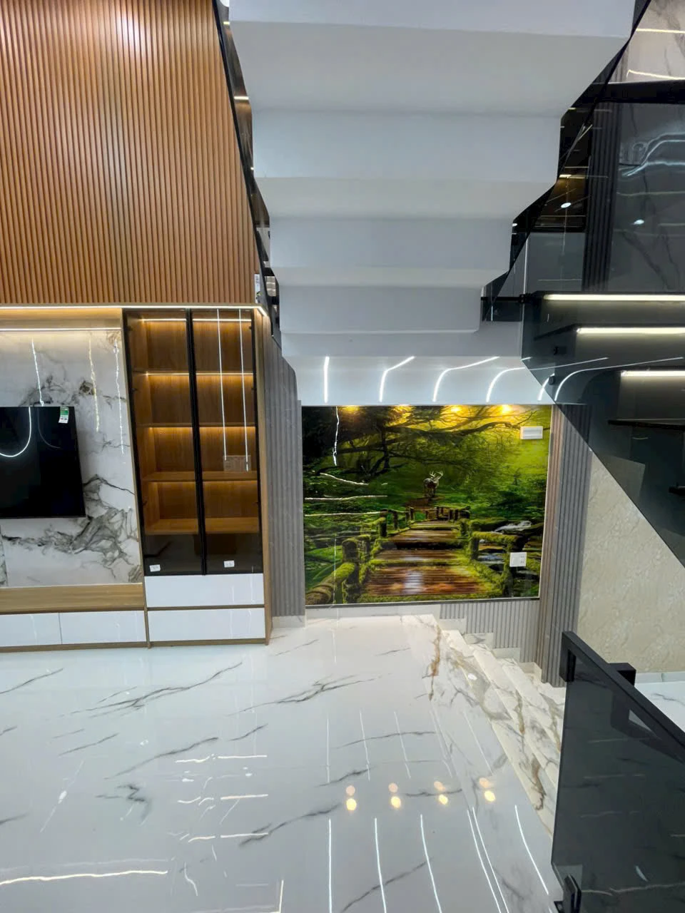 Bán nhà 1/ Gò Xoài khu đẹp – 4x13m – Trệt, lửng, 2 lầu, ST – Hẻm 7m có lề — ảnh 5