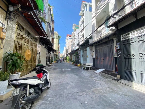 CĂN NHÀ 4 TẦNG HẺM 418 LÊ VĂN QUỚI, BHHA, BÌNH TÂN - Diện tích: 4x14m (tổng diện tích: 56m²)