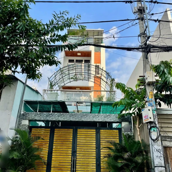 Nhà có thang máy mặt tiền đường số (Lê Văn Quới, BHHA, Bình Tân) Diện tích: 4 x 26,5M (TDT: 106m2)