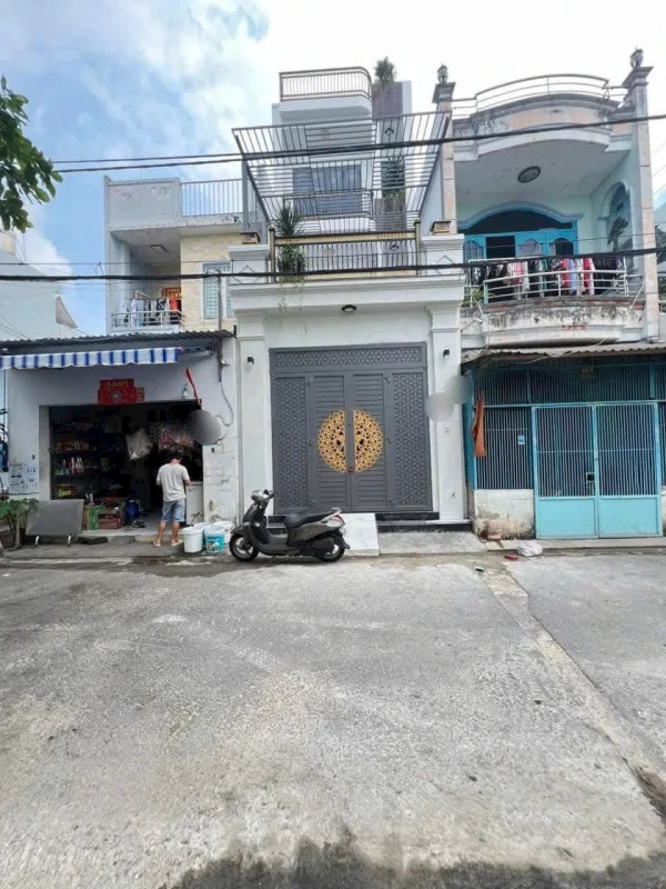 BÁN NHÀ MẶT TIỀN ĐƯỜNG SỐ LÊ VĂN QUỚI, BÌNH TÂN – 4x16M – Diện tích: 4m x 16m (64m²)