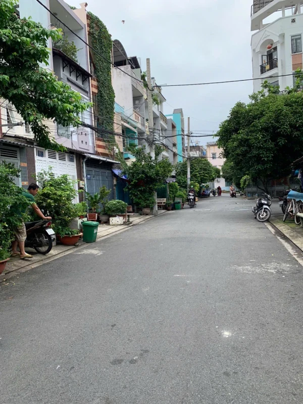 Nhà ngày khu dân trí nhiều cây xanh 1 xẹc Tân Hòa Đông BTĐ 4 x 16m 1 trệt 3 lầu