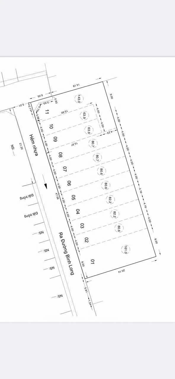 ĐẤT đẹp (chỉ còn 1 lô) kế bên Tân Phú Khu họ Lê- BÌNH LONG DT:4x20m– hẻm7m — ảnh 4