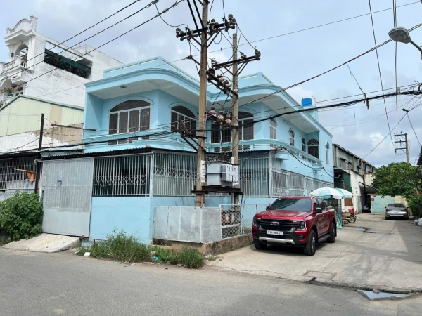 Bán Nhà 1 Lầu Góc 2 Mặt Tiền Hẻm Nhựa 8m Hương Lộ 2, 8x20m, DTS 231.7m².