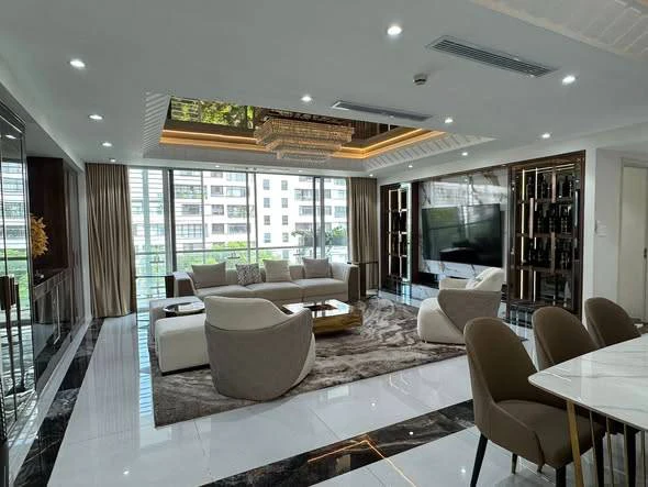 Cho thuê căn hộ Garden Plaza 1, Phú Mỹ Hưng, view sông và công viên kênh đào, nhà đẹp ở liền — ảnh 3