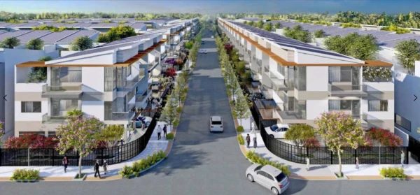 Cho thuê nhà phố căn góc ngay KCN Long Hậu, 1 trệt 2 lầu, gần Quận 7, chỉ 13 triệu/tháng