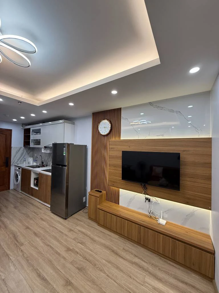 Cho thuê căn hộ Vũ Thạnh Đống Đa, nội thất hiện đại, 48m2 1PK 1PN ban công rộng, ô tô đỗ cửa — ảnh 5