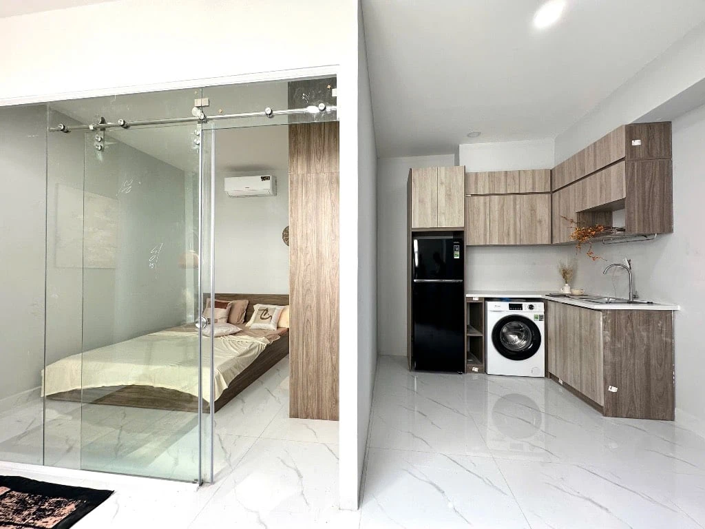 CHO THUÊ CĂN HỘ ĐINH BỘ LĨNH, BÌNH THẠNH, 1PN MỚI RỘNG NGAY HÀNG XANH — ảnh 8