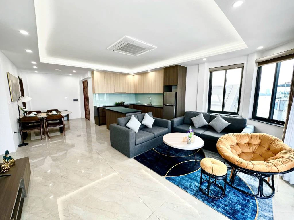 CHO THUÊ CĂN HỘ NGUYỄN ĐÌNH THI, VIEW HỒ TÂY, 2PN 1PK BANCOL SIÊU RỘNG, GIẶT SẤY RIÊNG — ảnh 3