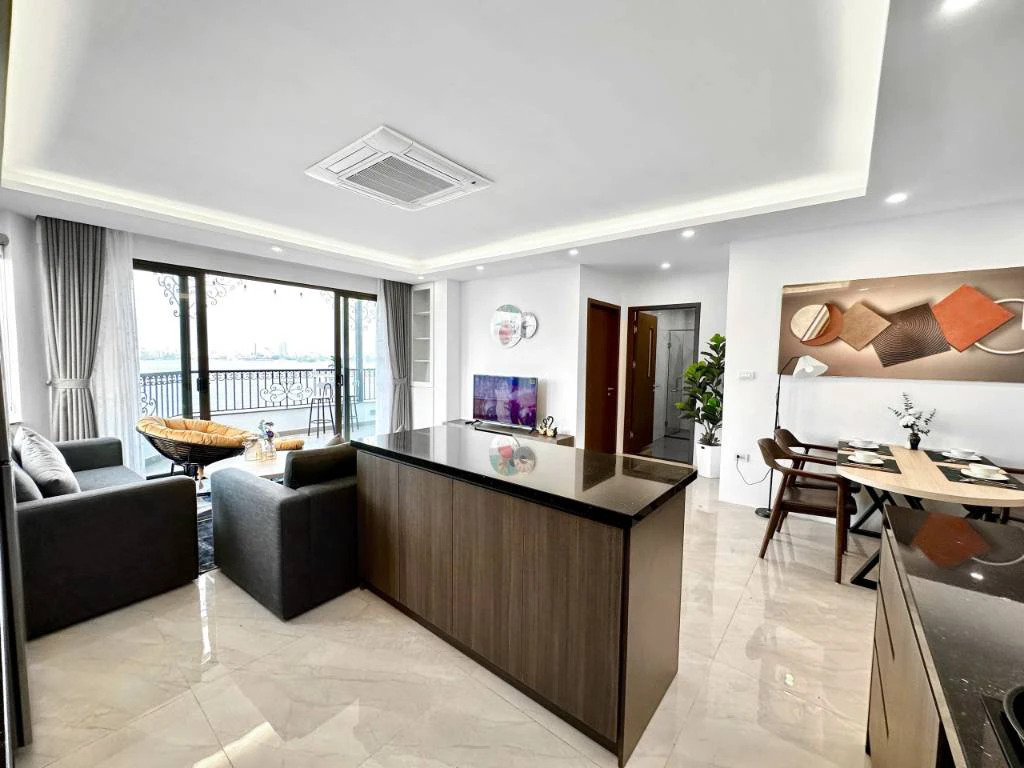CHO THUÊ CĂN HỘ NGUYỄN ĐÌNH THI, VIEW HỒ TÂY, 2PN 1PK BANCOL SIÊU RỘNG, GIẶT SẤY RIÊNG — ảnh 6
