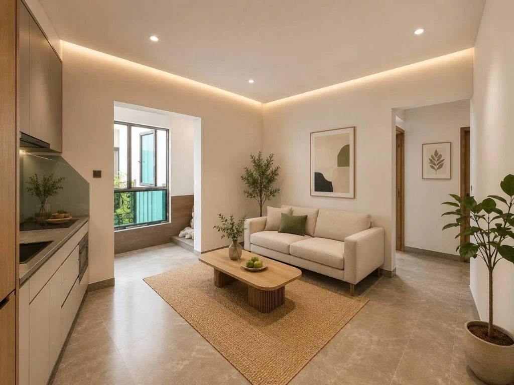 CHO THUÊ CĂN HỘ HOÀNG QUỐC VIỆT, CẦU GIẤY, DT 60M2, CĂN 2N2WC, FULL ĐỒ, THOÁNG — ảnh 5