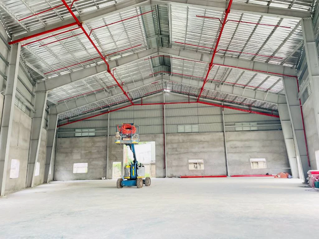 Cho thuê kho xưởng Nhị Thành, Long An, tổng 6500m2, 2 xưởng, pccc tự động, 3pha 550kva, chỉ 80k/m2 — ảnh 2