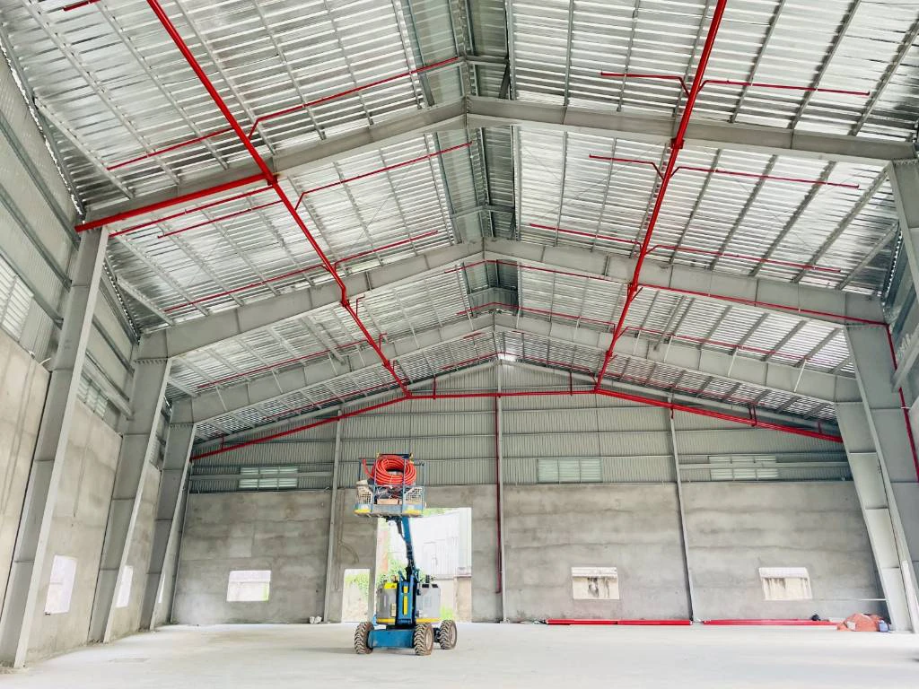 Cho thuê kho xưởng Nhị Thành, Long An, tổng 6500m2, 2 xưởng, pccc tự động, 3pha 550kva, chỉ 80k/m2 — ảnh 3