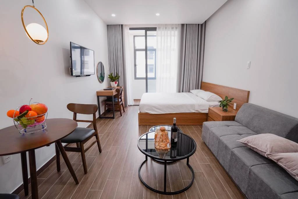 Cho thuê căn hộ cao cấp Vinhomes Marina, 1 ngủ tách bếp, dt 35m2, giá 7 triệu — ảnh 1
