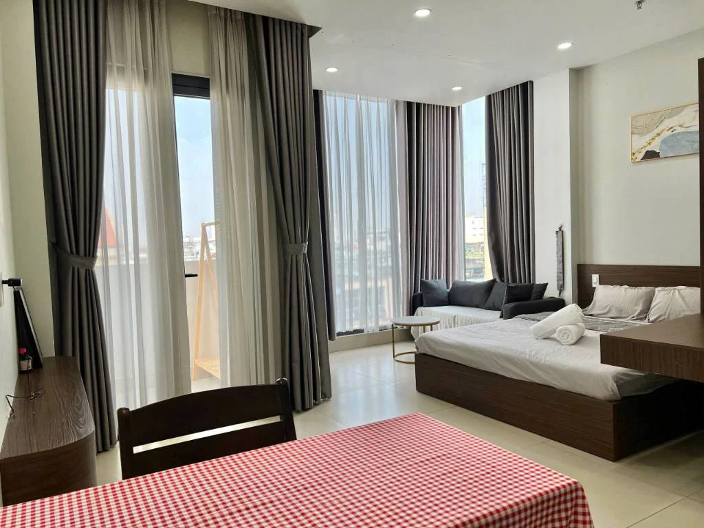 CHO THUÊ STUDIO BẠCH ĐẰNG, BÌNH THẠNH, CÓ BAN CÔNG FULL NỘI THẤT — ảnh 3