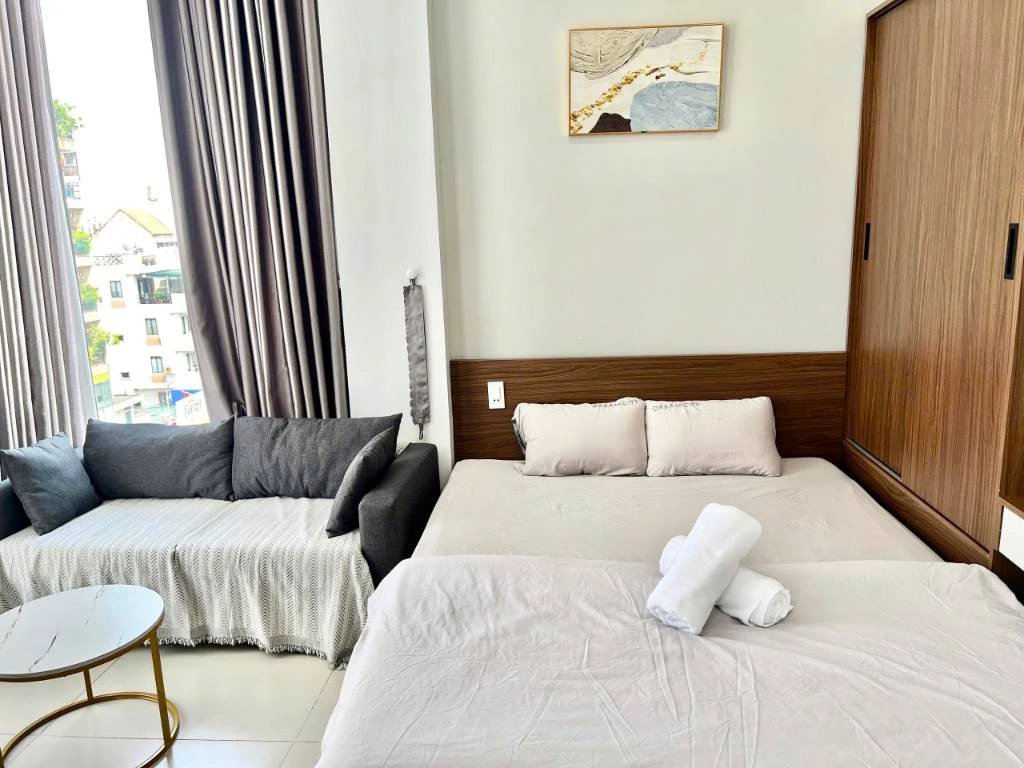 CHO THUÊ STUDIO BẠCH ĐẰNG, BÌNH THẠNH, CÓ BAN CÔNG FULL NỘI THẤT — ảnh 5