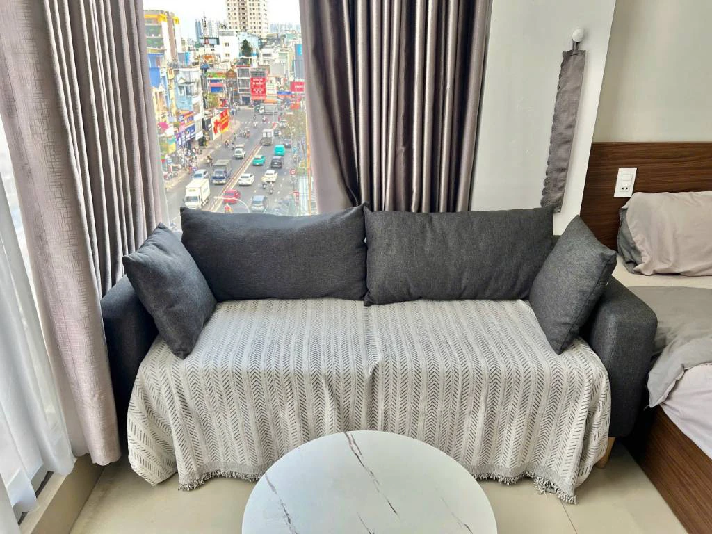 CHO THUÊ STUDIO BẠCH ĐẰNG, BÌNH THẠNH, CÓ BAN CÔNG FULL NỘI THẤT — ảnh 6