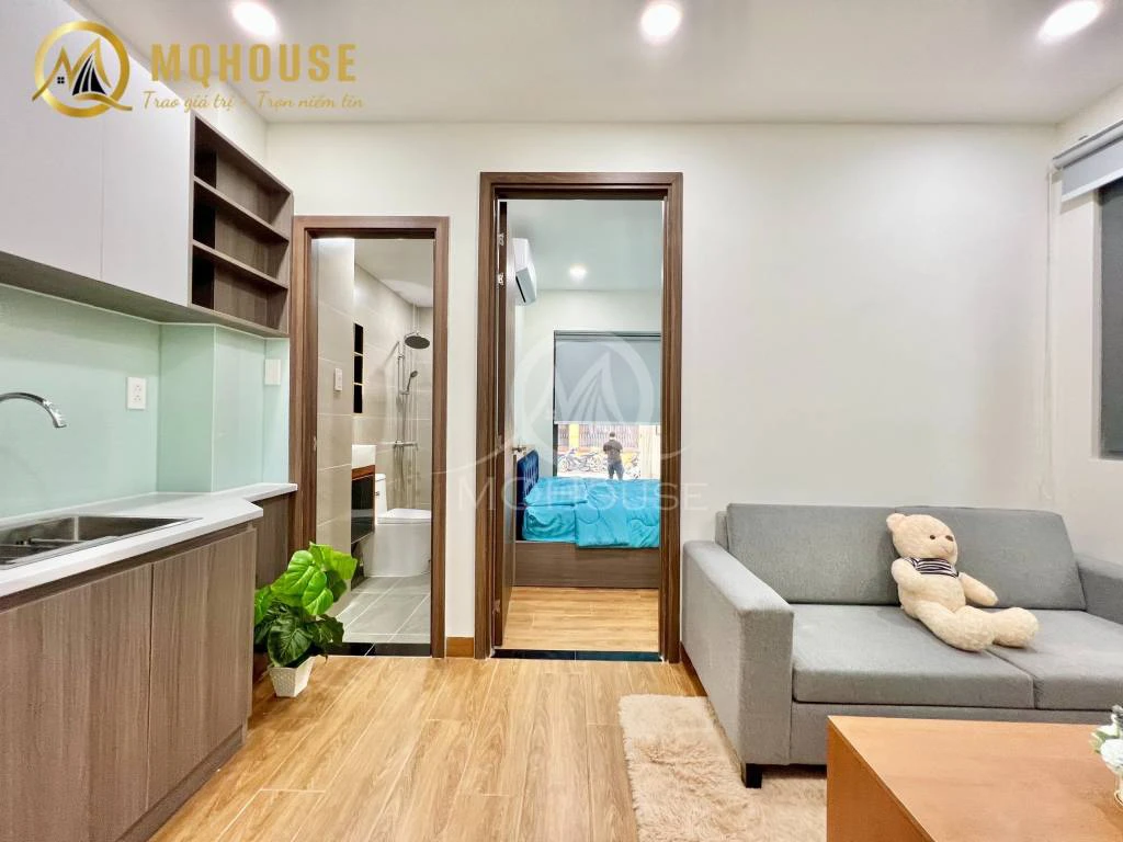 Cho thuê căn hộ Tân Bình 1PN, full nội thất, Khu Sân Bay, giá 7 triệu — ảnh 5