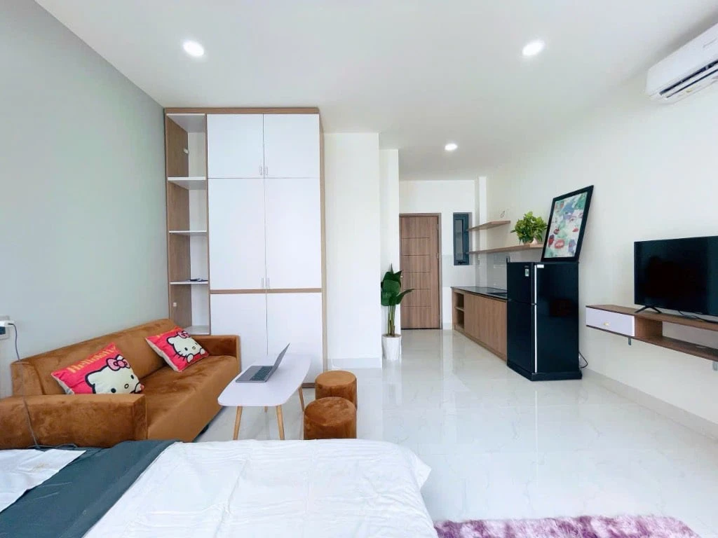 CĂN HỘ NGUYỄN THƯỢNG HIỀN, TRUNG TÂM BÌNH THẠNH, BAN CÔNG THOÁNG MÁT, FULL NỘI THẤT — ảnh 7
